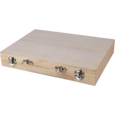 Coffret à dessin en bois avec 66 pièces Zaouly