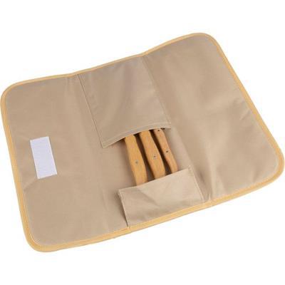 OBG PUB - Set de 3 couteaux de service en bois et acier Meda Brun Set de 3 couteaux de service en bois et acier Meda Brun