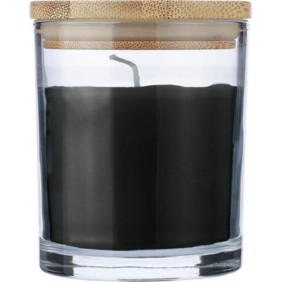 OBG PUB - Bougie parfumée dans un verre avec couvercle Sotea Noir Bougie parfumée dans un verre avec couvercle Sotea Noir
