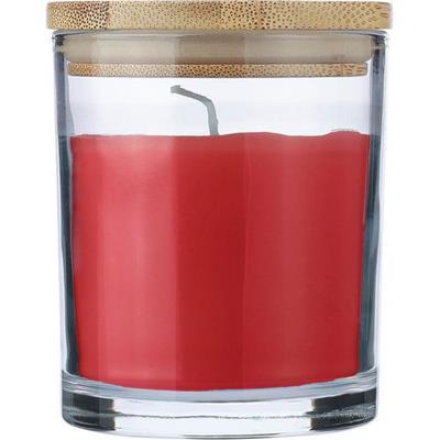OBG PUB - Bougie parfumée dans un verre avec couvercle Sotea Rouge Bougie parfumée dans un verre avec couvercle Sotea Rouge
