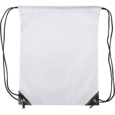 OBG PUB - Sac à dos en polyester recyclé renforcés Sudiam Blanc Sac à dos en polyester recyclé renforcés Sudiam Blanc