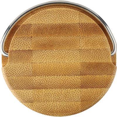 Gourde en verre robuste 500ml avec dragonne Ahuy Brun