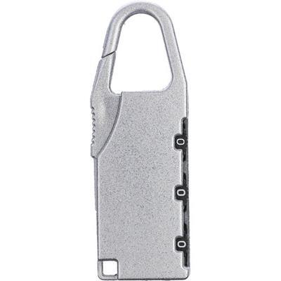 Cadenas à combinaison compact en zinc Ticados Argent