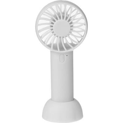 Ventilateur portatif rechargeable en ABS Loream Blanc