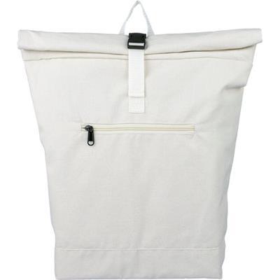 Sac à dos roll-top porte-ordinateur robuste Prexto Beige