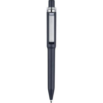 Stylo à bille en rABS finition métallique Tresors Bleu