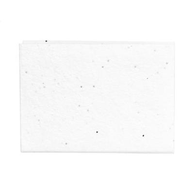 Bloc-notes adhésif avec couverture en papier Clem Blanc