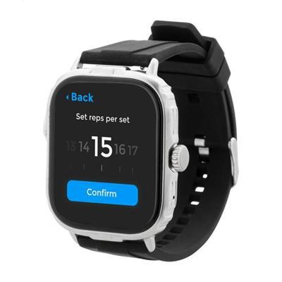 Montre intelligente sans fil boîtier en métal Zeid Noir