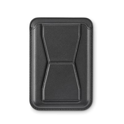 OBG PUB - Porte-cartes magnétique en similicuir robuste Vina Noir Porte-cartes magnétique en similicuir robuste Vina Noir