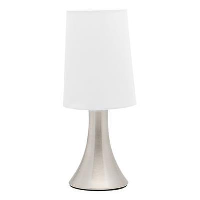Lampe de chevet tactile en acier inoxydable Pierro Argent