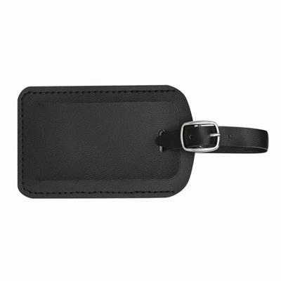 Etiquette pour bagage avec rabat en PVC Yowan Noir
