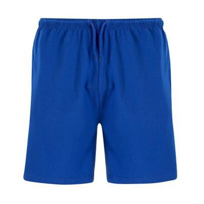 OBG PUB - Short unisexe en coton avec cordon ajustable Hurry Bleu Short unisexe en coton avec cordon ajustable Hurry Bleu