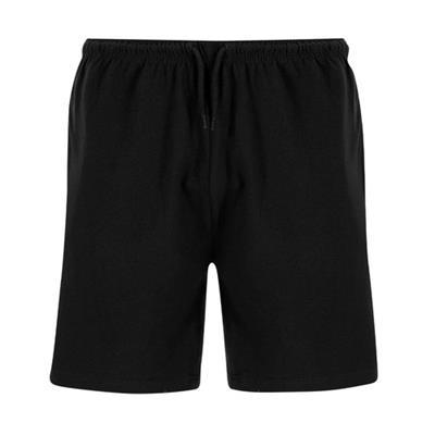 OBG PUB - Short unisexe en coton avec cordon ajustable Hurry Noir Short unisexe en coton avec cordon ajustable Hurry Noir
