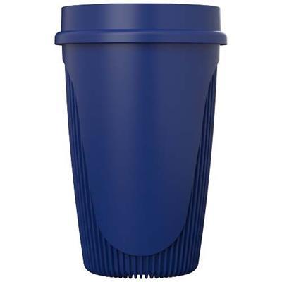Gobelet avec couvercle 350 ml en plastique PP Godi Bleu