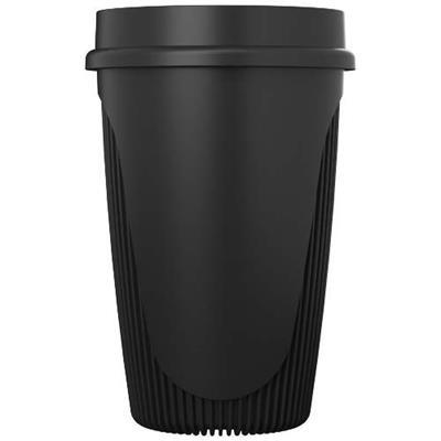 Gobelet avec couvercle 350 ml en plastique PP Godi Noir