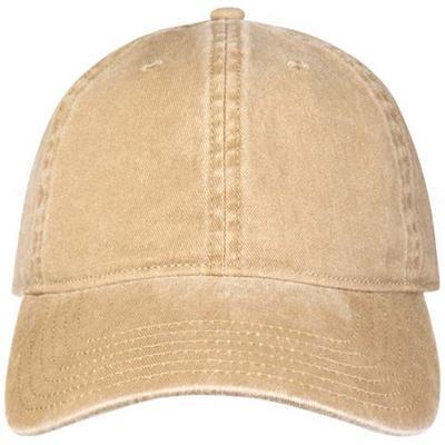 OBG PUB - Casquette lavée à 6 panneaux en coton durable Pria Beige Casquette lavée à 6 panneaux en coton durable Pria Beige