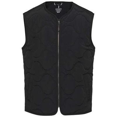 Gilet matelassé unisexe en Nylon recyclé Ashira Noir