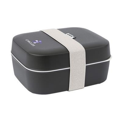 Lunchbox pratique 3 en 1 en plastique PP Francol Noir