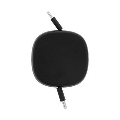 OBG PUB - Câble de chargement télescopique en rABS Akina Noir Câble de chargement télescopique en rABS Akina Noir