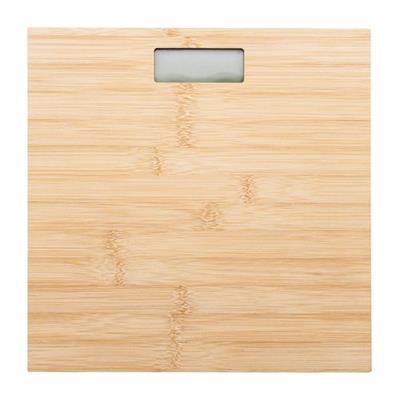 OBG PUB - Pèse-personne rechargeable en bambou Hilliam Bois Pèse-personne rechargeable en bambou Hilliam Bois