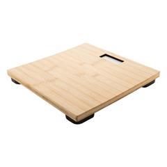 OBG PUB - Pèse-personne rechargeable en bambou Hilliam Pèse-personne rechargeable en bambou Hilliam