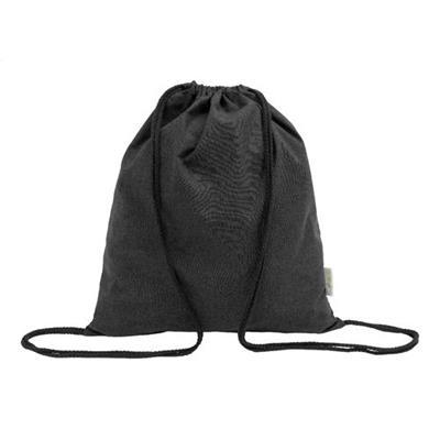 Sac piscine en coton recyclé robuste et durable Fu Noir