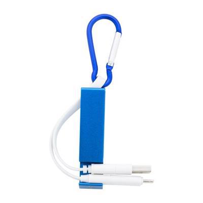 OBG PUB - Support chargeur avec mousqueton en alu Yonana Bleu Support chargeur avec mousqueton en alu Yonana Bleu