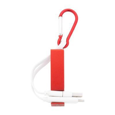 OBG PUB - Support chargeur avec mousqueton en alu Yonana Rouge Support chargeur avec mousqueton en alu Yonana Rouge