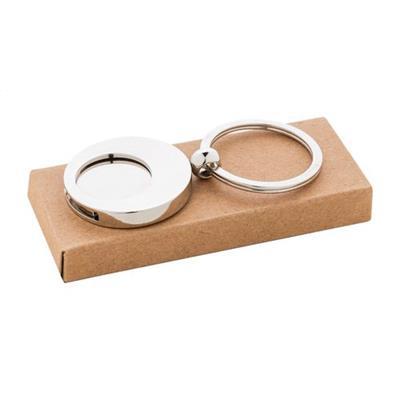 Porte-clés jeton pour chariot en métal Lefonia