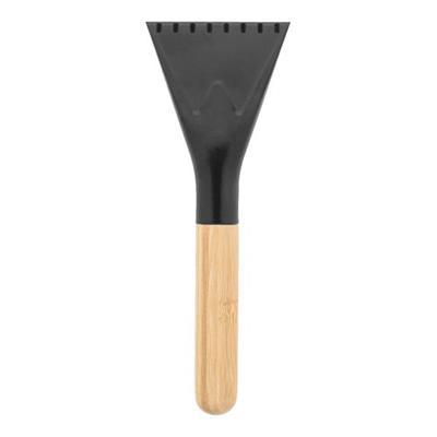 Grattoir à glace en RABS avec manche en bambou Sio Noir