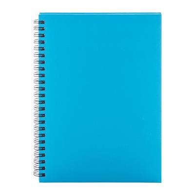 Carnet A5 avec couverture en papier recyclé Menir Bleu ciel