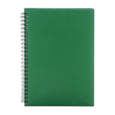 Carnet A5 avec couverture en papier recyclé Menir Vert