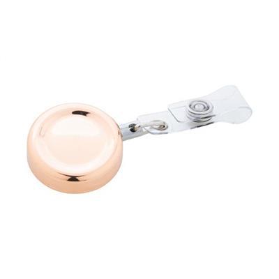 Porte-badge en métal avec finition brillante Maino