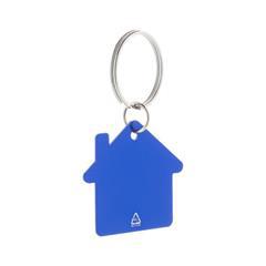 Porte-clés en aluminium recyclé forme maison Piero