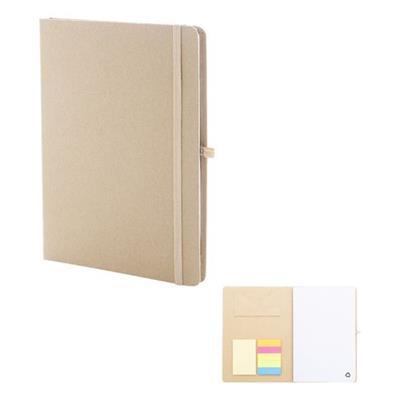 Carnet A5 avec couverture en carton recyclé Tenas