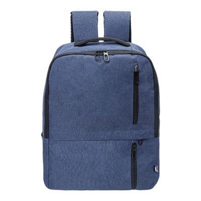 Sac à dos en RPET pour ordinateur portable Remos Bleu