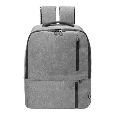 Sac à dos en RPET pour ordinateur portable Remos Gris
