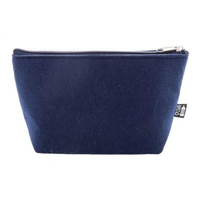 OBG PUB - Trousse de maquillage en RPET robuste Ndewaiz Bleu marine Trousse de maquillage en RPET robuste Ndewaiz Bleu marine