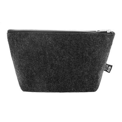 OBG PUB - Trousse de maquillage en RPET robuste Ndewaiz Gris anthracite Trousse de maquillage en RPET robuste Ndewaiz Gris anthracite