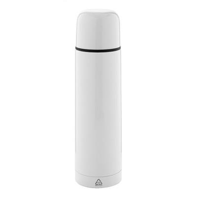 Gourde isotherme à double paroi en acier 500ml Fan Blanc