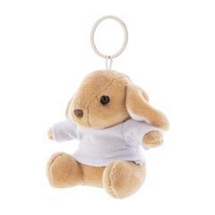Porte-clés lapin en peluche avec T-shirt Lambino