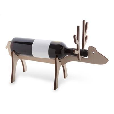 Support bouteille de vin en forme de renne Timbawa