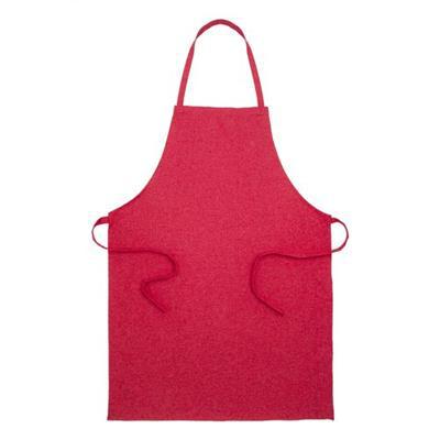 Tablier de cuisine en coton recyclé et RPET Tephon Rouge