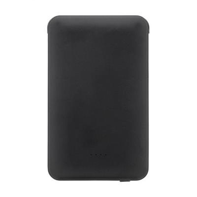 Power bank en ABS recyclé 5000 mAh Naosen Noir