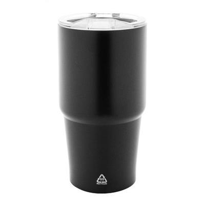 OBG PUB - Mug isotherme à double paroi en acier inox Ulesse Noir Mug isotherme à double paroi en acier inox Ulesse Noir