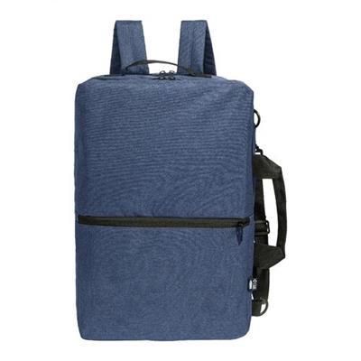 Sac à dos porte documents en RPET pratique Karion Bleu marine