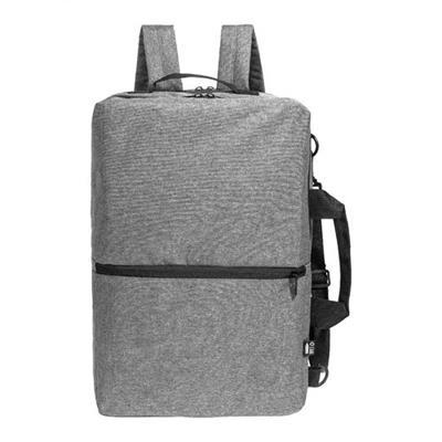 Sac à dos porte documents en RPET pratique Karion Gris