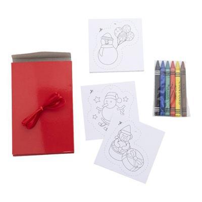 Jeu de coloriage de Noël en papier Niorojo