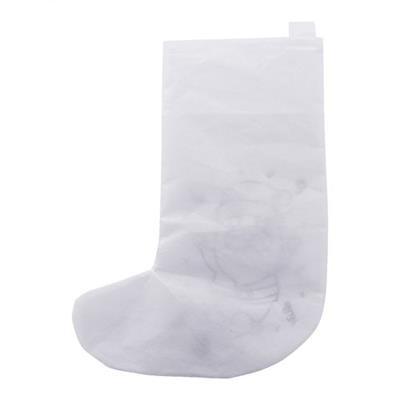 Chaussette de Noël à colorier en RPET Clarios Blanc