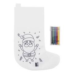 Chaussette de Noël à colorier en RPET Clarios